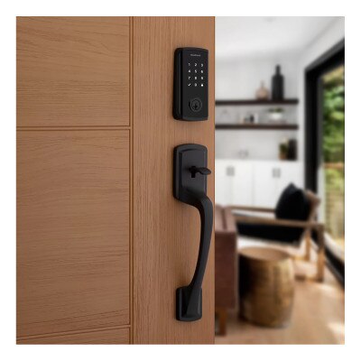Kwikset Halo Select Wi-Fi and Matter Enabled Smart Lock, Matte Black